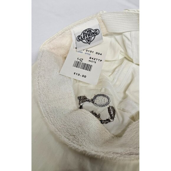 ACME Clothing Baseball Cap Unisex Onesize White Adjustable NEW - Picture 3 of 3
